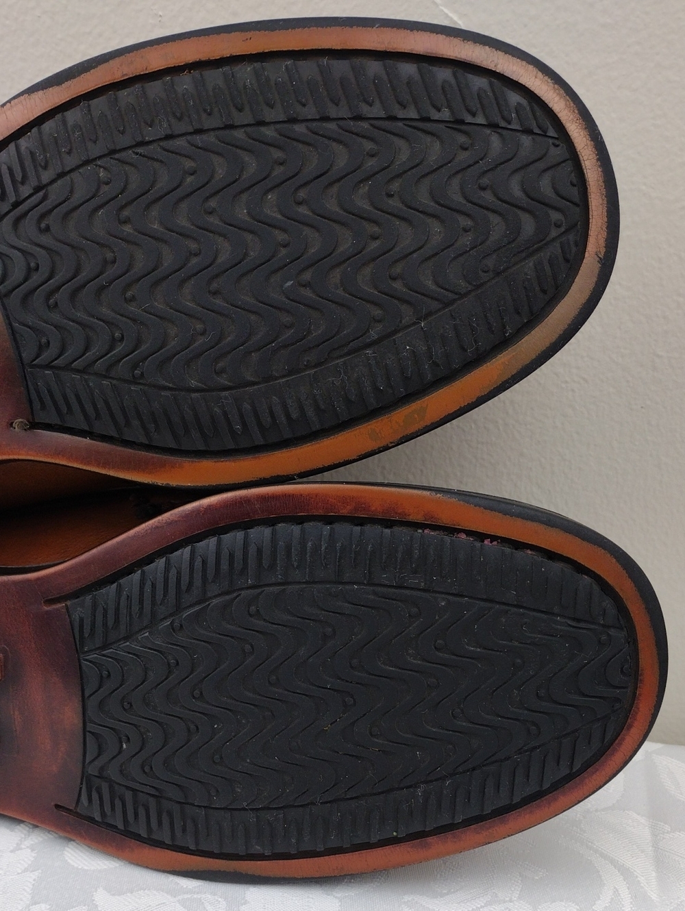 Weejuns Bass Katherine III Brown Leather Round Toe Slip On Penny Loafer Shoe - Picture 8 of 16